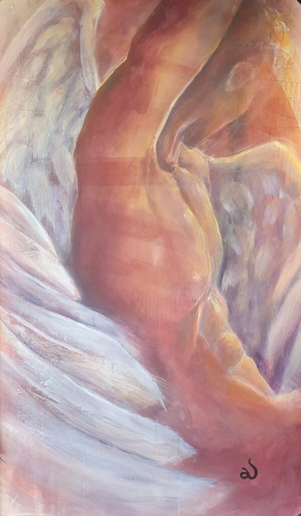 aude lherbette acrylique ailé 2025 etats de presence